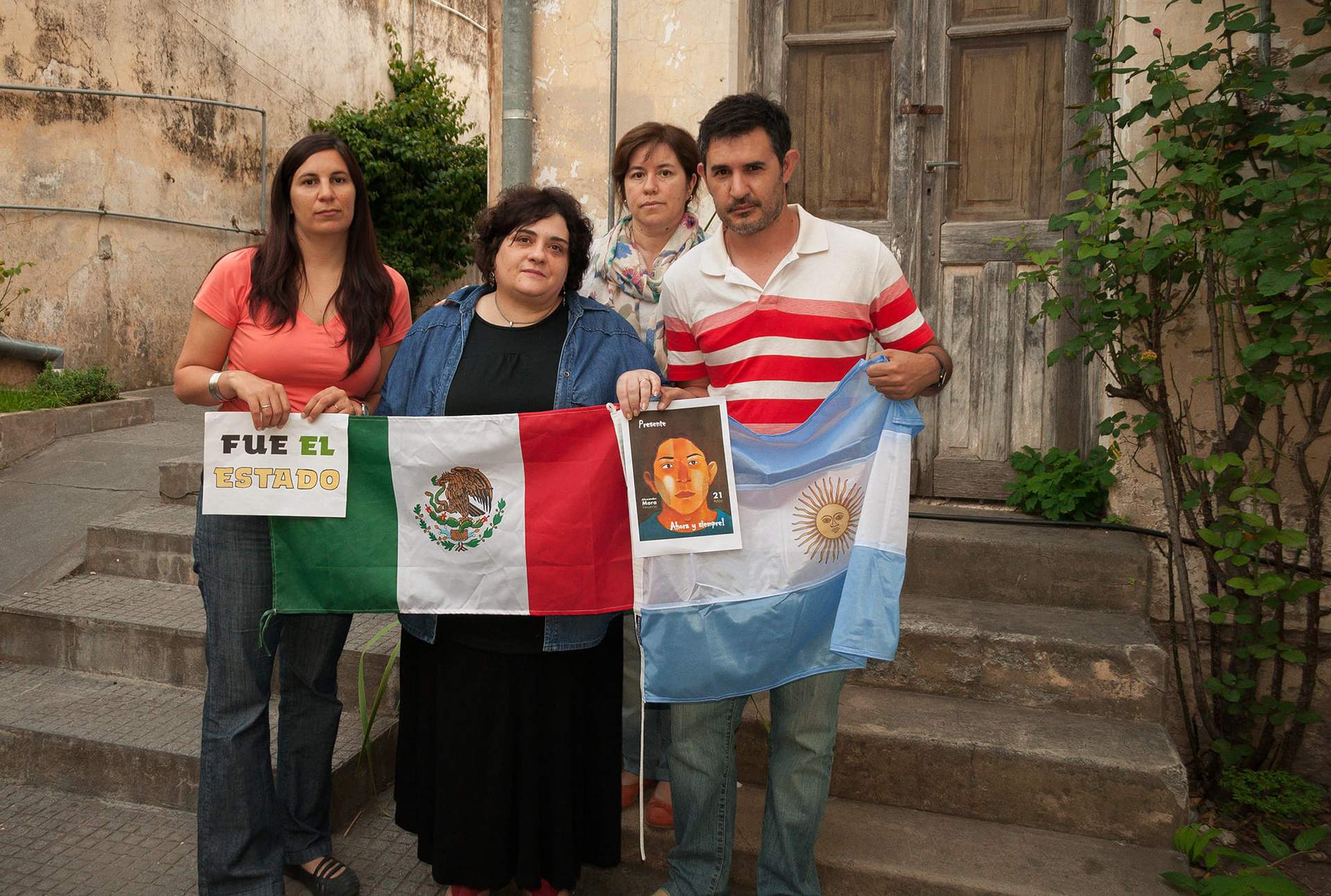 Florencia Ramón, Olga Echeverría, Bernarda Ballesteros y Luciano di Salvo 