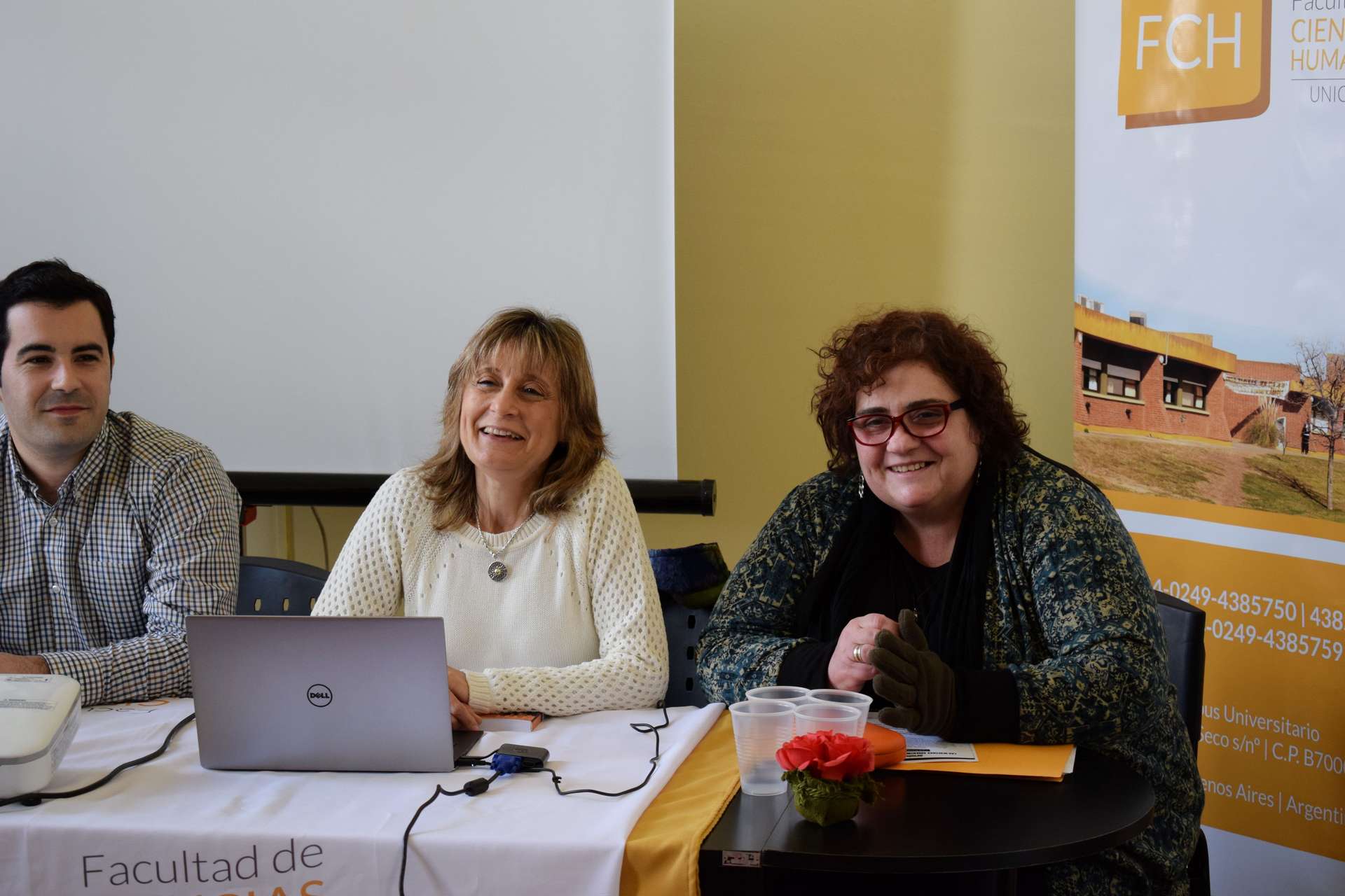 Martín Vicente, Lucía Lionetti y Olga Echeverría en la apertura de las Jornadas “Las derechas argentinas en el siglo XX”